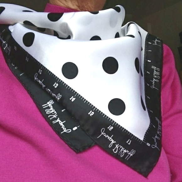 Joseph Ribkoff Polka Dots Scarves NWOT - Picture 3 of 3